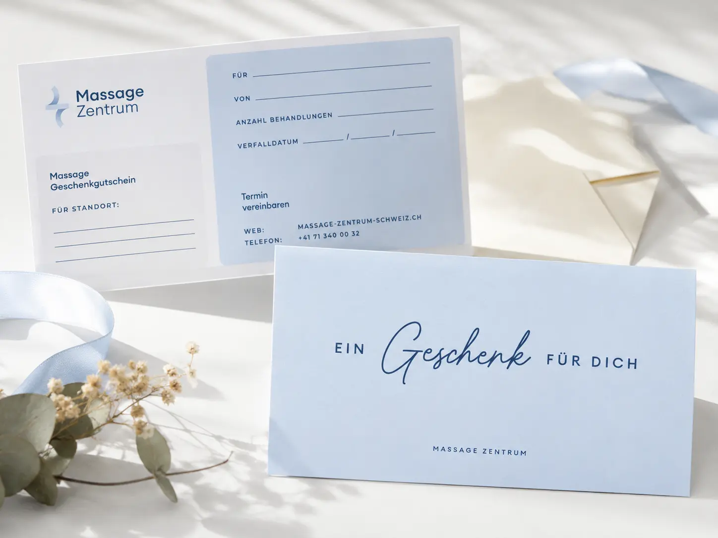 Massage-Gutschein für eine Behandlung im Massage Zentrum Dübendorf